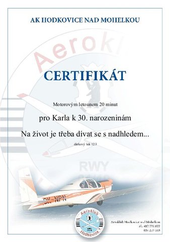 Obrázek certifikátu platného do roku 2019 Obrázek certifikátu platného do roku 2019